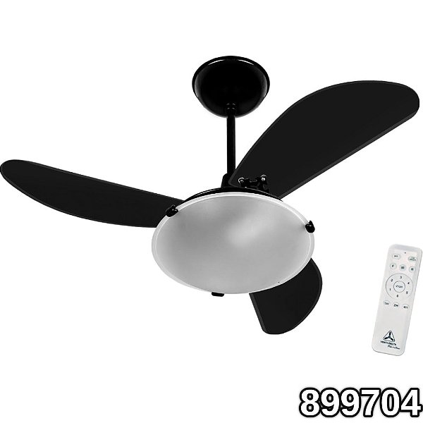 VENTILADOR DE TETO SPACE 3 PÁS PRETO BIVOLT 54-3312 VENTIDELTA 899704