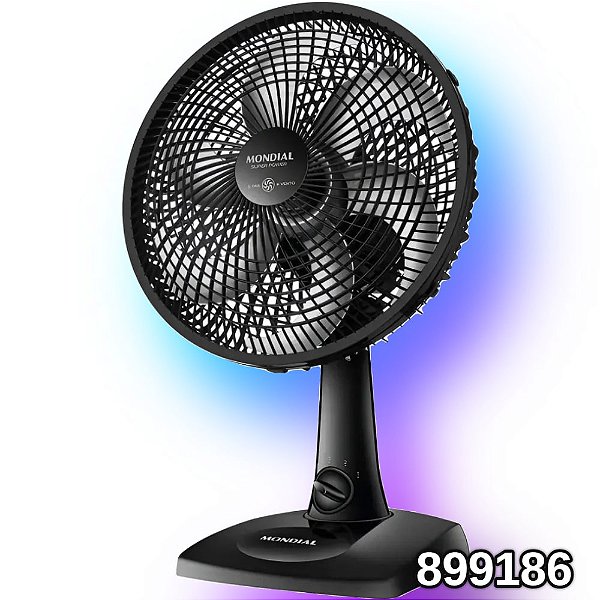 VENTILADOR DE MESA 30CM 6 PÁS 127V 300201 MONDIAL 899186