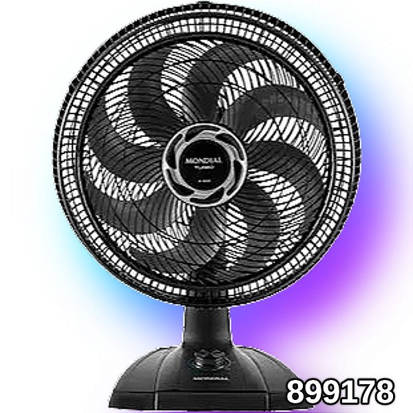 VENTILADOR DE MESA TURBO 40CM 8 PÁS 127V 379801 MONDIAL 899178