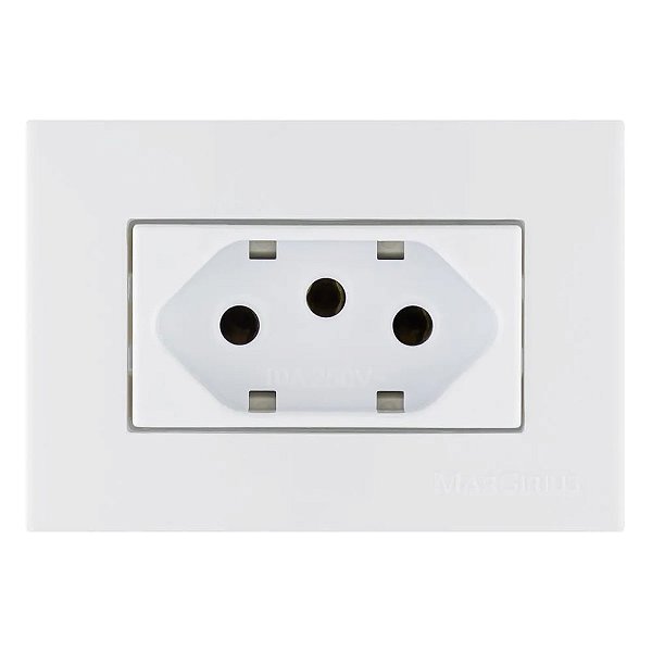 CONJUNTO TOMADA MÓVEIS 2P+T 10A 15791 MARGIRIUS 863246