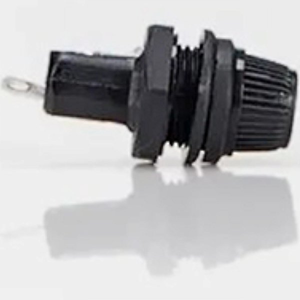 PORTA-FUSÍVEL PEQUENO PRETO 11005 20865 MARGIRIUS 259551