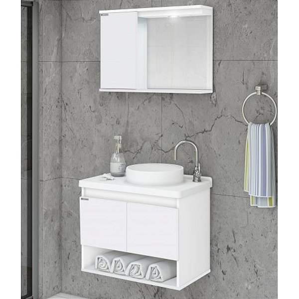 KIT BERGAMO 63,5CM BRANCO 578441 AJ RORATO 687260