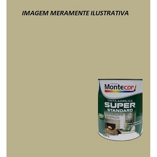 LÁTEX SUPER 3,6 LITROS MARFIM 69G MONTECOR TINTAS 343005