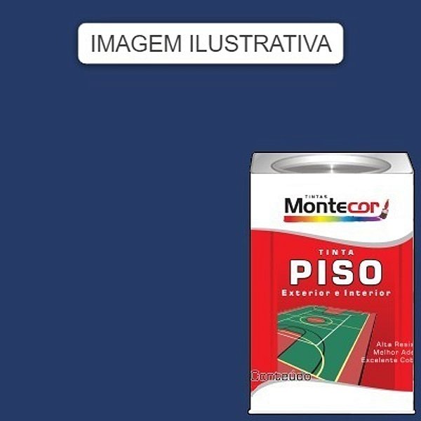 LÁTEX PISO 18 LITROS AZUL 0016l MONTECOR TINTAS 347280