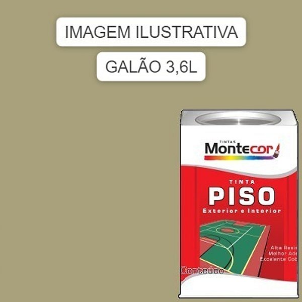 LÁTEX PISO 3,6 LITROS CONCRETO 0020G MONTECOR TINTAS 350036