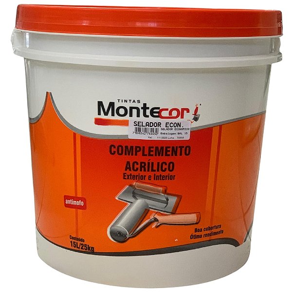 SELADORA 15LTS ACRIL/ECONOMICO 0024 BAL15 MONTECOR TINTAS 343161