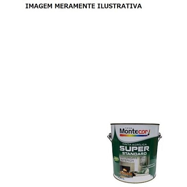 LÁTEX SUPER 3,6 LITROS BRANCO 0063G MONTECOR TINTAS 342971