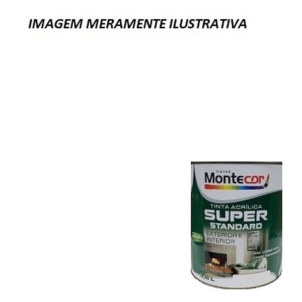 LÁTEX SUPER 1/4 BRANCO 0063Q MONTECOR TINTAS 343188