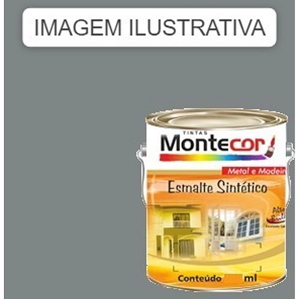 ESMALTE SINTÉTICO 1/4 CINZA MÉDIO 130Q MONTECOR TINTAS 695017