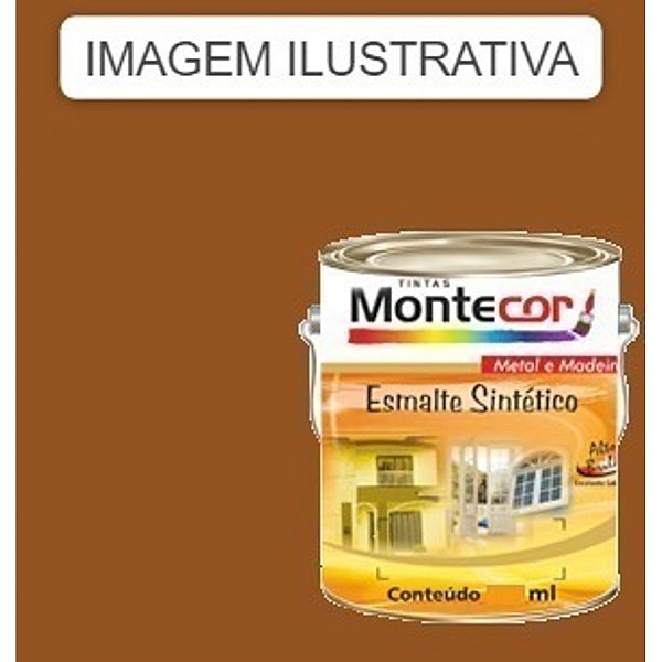ESMALTE SINTÉTICO 1/16 MARROM CONHAQUE 140D MONTECOR TINTAS 695190