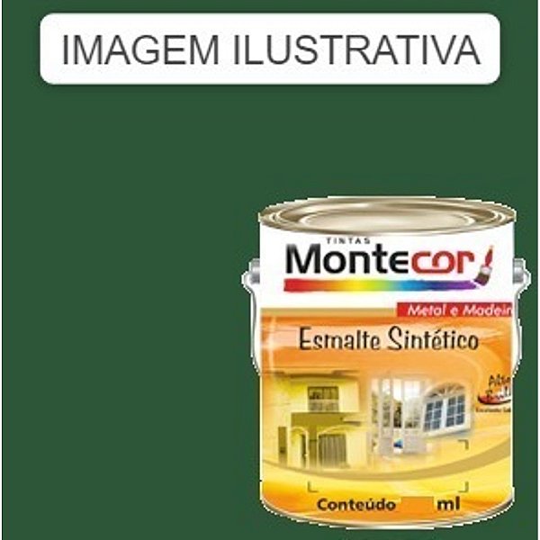 ESMALTE SINTÉTICO 3,6 LITROS VERDE FOLHA 146G MONTECOR TINTAS 695300