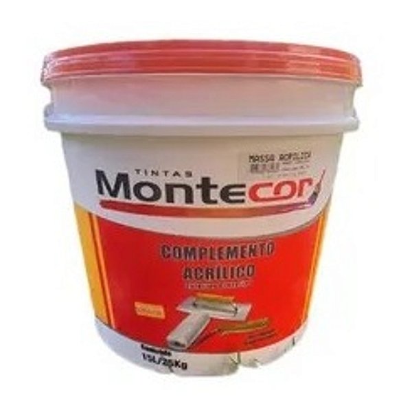 MASSA CORRIDA ACRÍLICA 25KG 26BAL15 MONTECOR TINTAS 673803