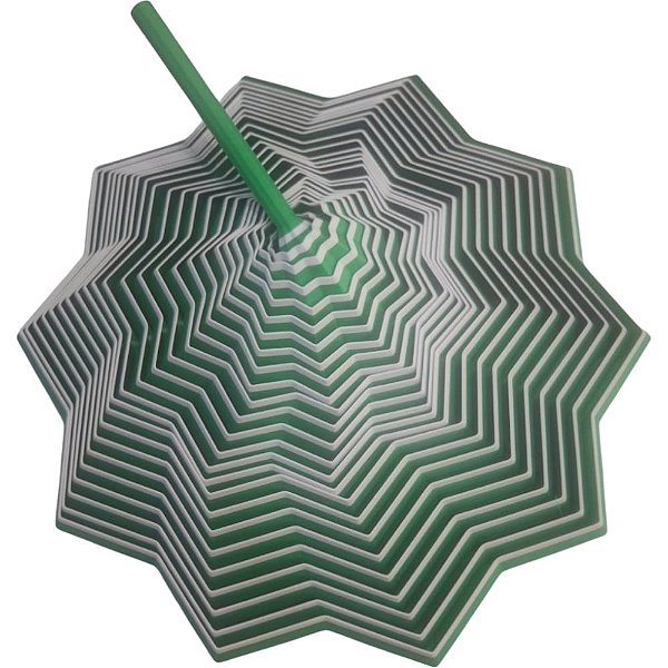 SENSORIAL ESTRELA 16CM VERDE BRANCO LIENAMIYA IMPRESSO EM 3D 903582