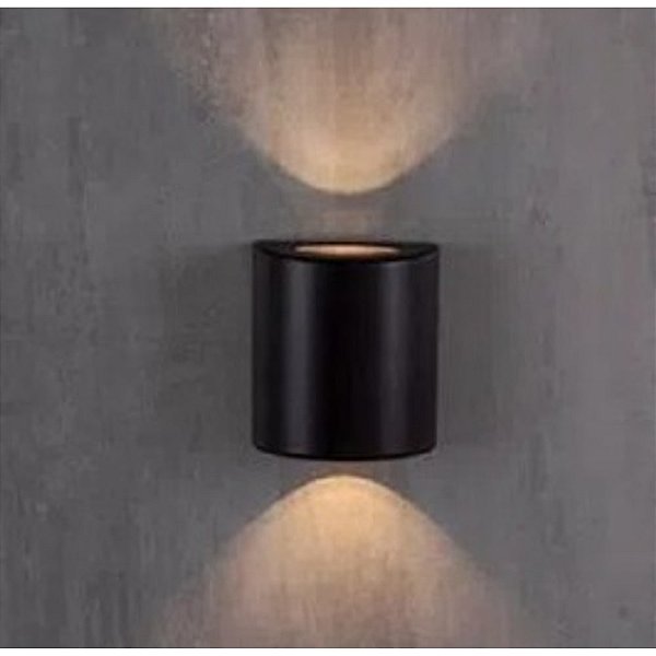 LUMINÁRIA BLUMENAU ARANDELA CLEAN LED CURVA 3W 3K PT