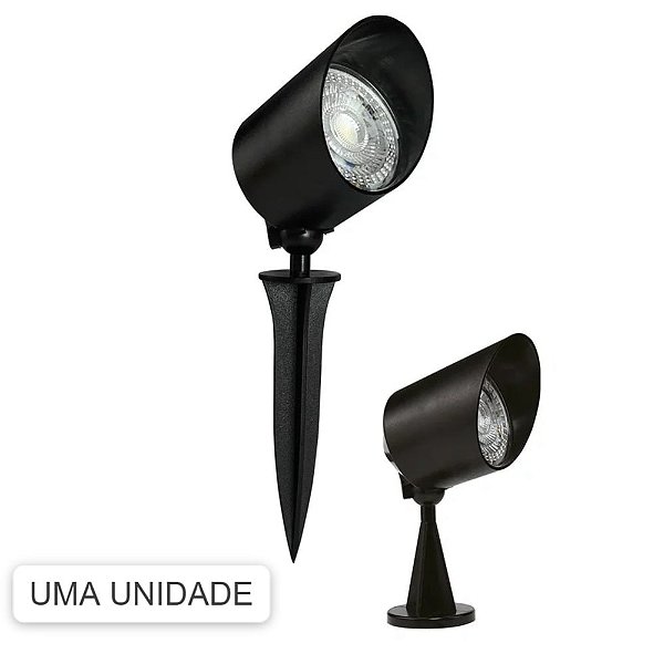 LUMINÁRIA ESPETO LED BLUMENAU 5W IP65 6500K PTO