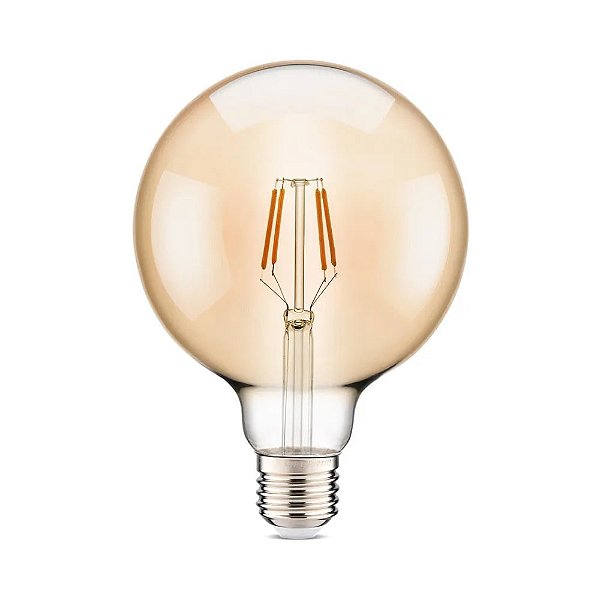 LÂMPADA LED BLUMENAU GLOBO 4W 2400K G125 BI