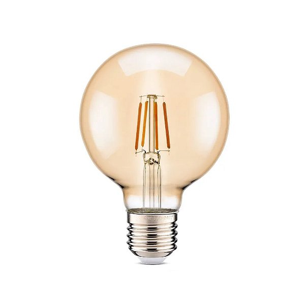 LÂMPADA LED BLUMENAU GLOBO 4W 2400K G95 BIV