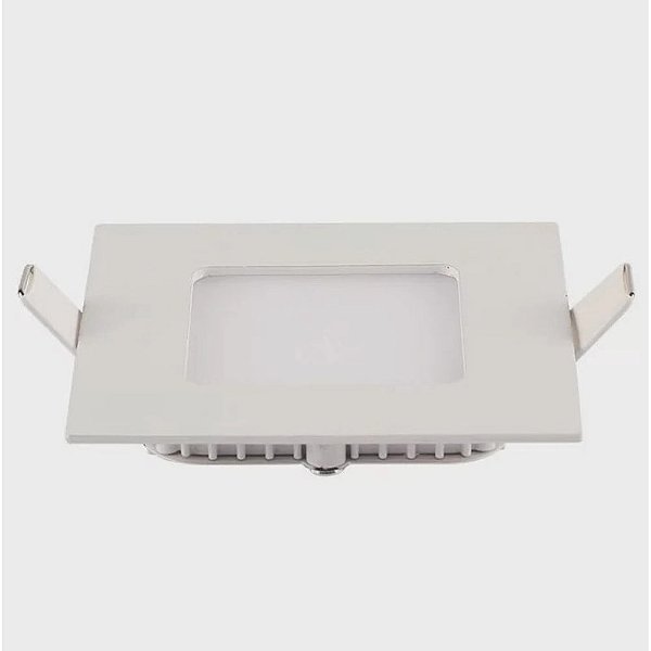 PAINEL LED BLUMENAU BRANCO EMBUTIR 3,5W 3000K QUADRADO BIVOLT
