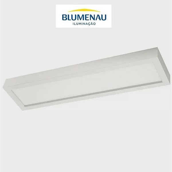 PAINEL LED BLUMENAU BRANCO SOBREPOR 40W 6500K RETANG