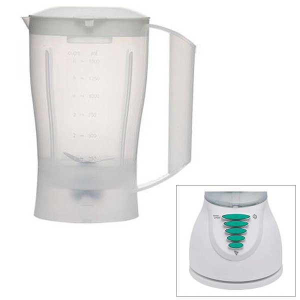 COPO PARA LIQUIDIFICADOR 1011 BLACKDECKER CLEAN TRANSLÚCIDA CRISTAL MEBRASI 711624