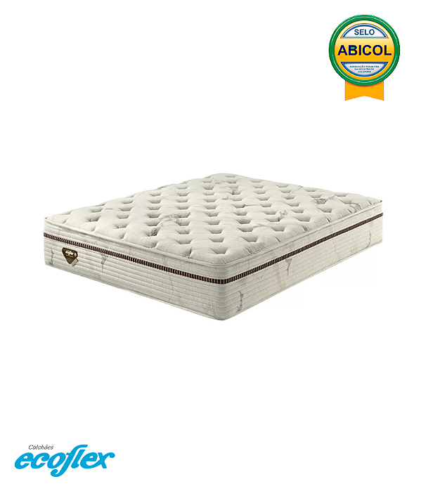 COLCHÃO ECOFLEX SUAVE MOLAS ENSACADAS