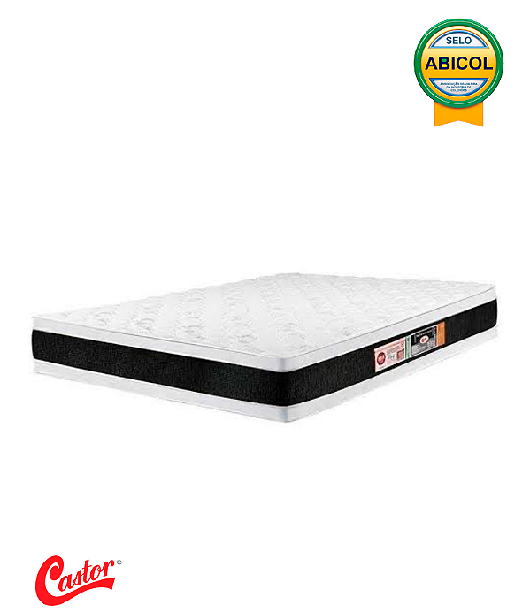 COLCHÃO CASTOR BLACK WHITE D45