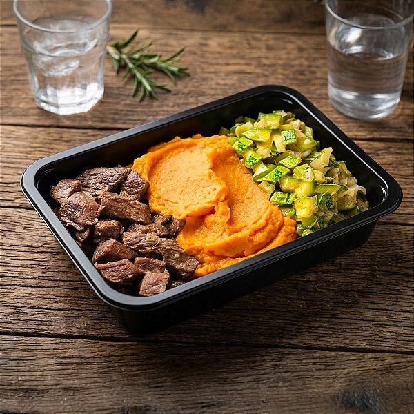 Baby Beef com Purê de Abóbora e Abobrinha | 270g | LC7