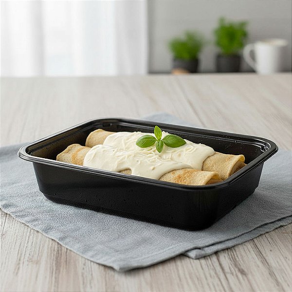Panqueca Low Carb: Brócolis com Queijo ao Molho de Tomate | 300g