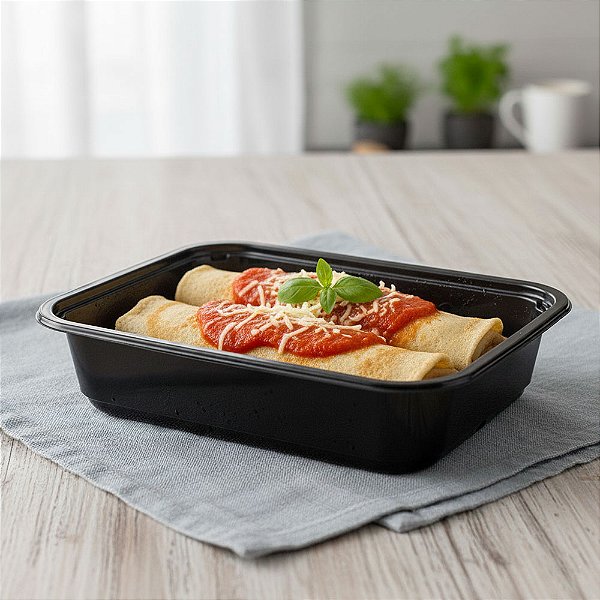 Panqueca Low Carb: Brócolis com Queijo ao Molho de Tomate | 300g