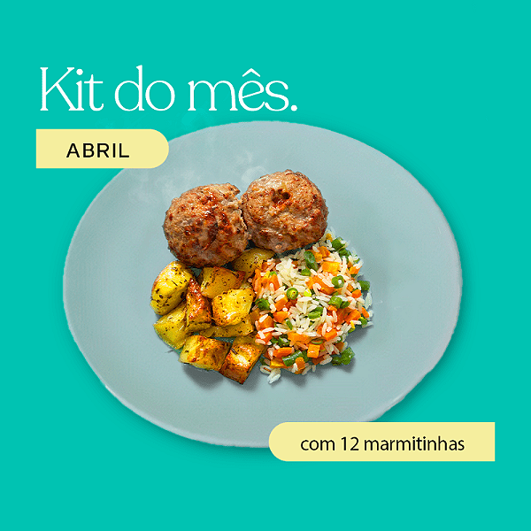 Kit do Mês: Abril | 12 Marmitas Saudáveis