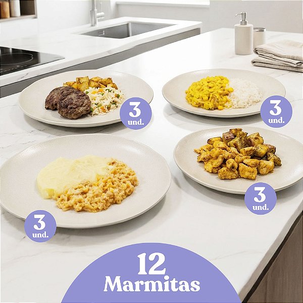 Kit do Mês: Abril | 12 Marmitas Saudáveis