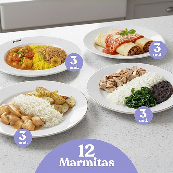 Kit do Mês: Janeiro | 12 Marmitas Saudáveis