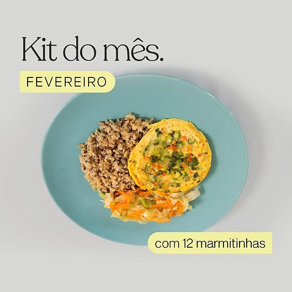 Kit do Mês: Fevereiro | 12 Marmitas Saudáveis