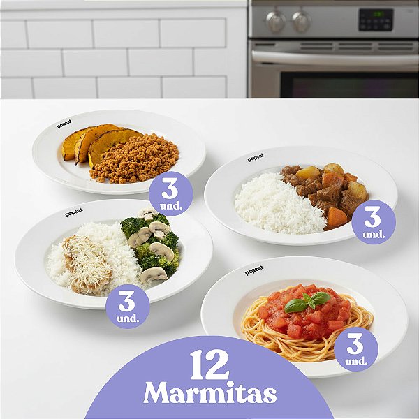 Kit do Mês: Outubro | 12 Marmitas Saudáveis