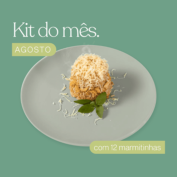 Kit do Mês: Agosto | 12 Marmitas Saudáveis