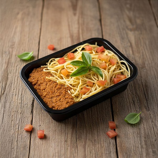 Patinho Moído com Spaghetti com Tomatinhos e Manjericão | 500g | GMH : 1_un