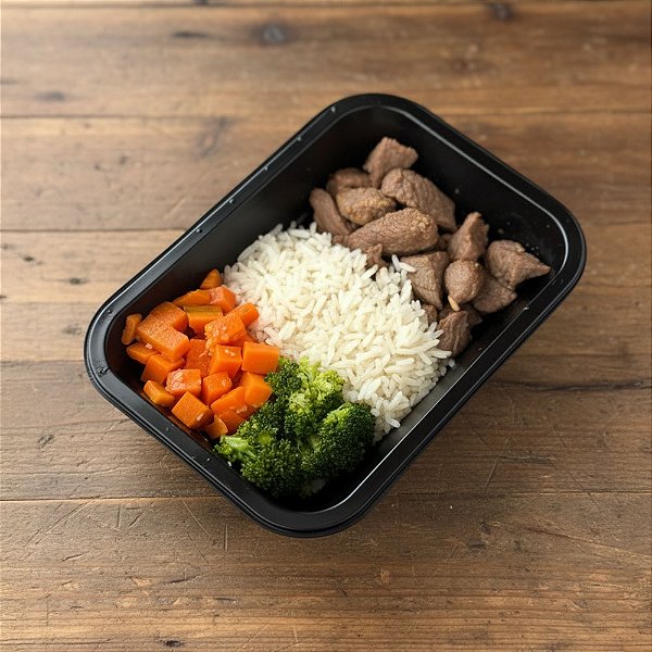 Baby Beef com Arroz Branco, Brócolis e Cenoura | 350g | HIPER : 1_un