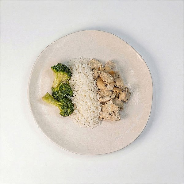 Frango Grelhado com Arroz Branco e Brócolis | 350g | HIPER : 1_un