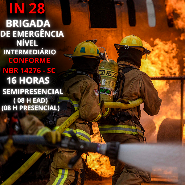 Brigada de Emergência - Intermediário (16H. SemiPresencial) - Formação e Reciclagem