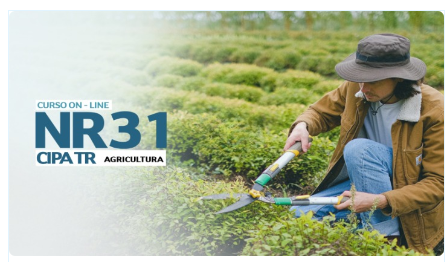 NR 31 - CIPATR - Trabalho Rural (20 H. EaD) - Formação