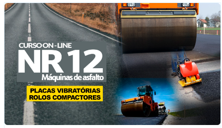 NR 34 - Máquinas e Equipamentos para Asfalto (4 H. EaD) - Formação e Reciclagem