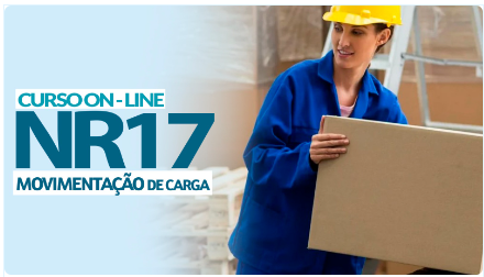NR 17 - Transporte, Levantamento de Peso e Movimentação Manual de Cargas (2 H. EaD)