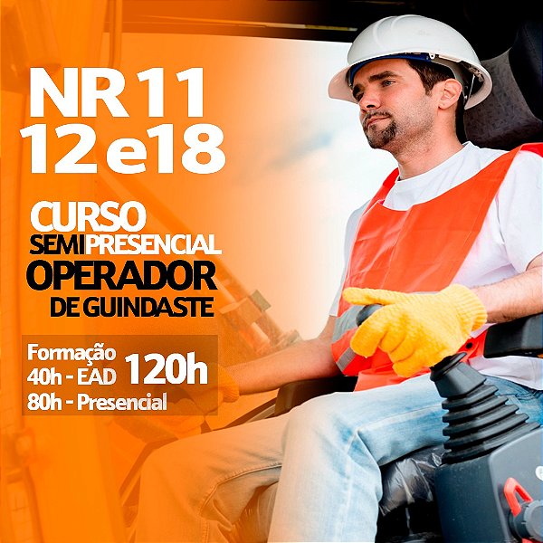 Operador de Guindaste - NR 11, NR 12 e NR 18 (120H. SemiPresencial) - Formação e Reciclagem