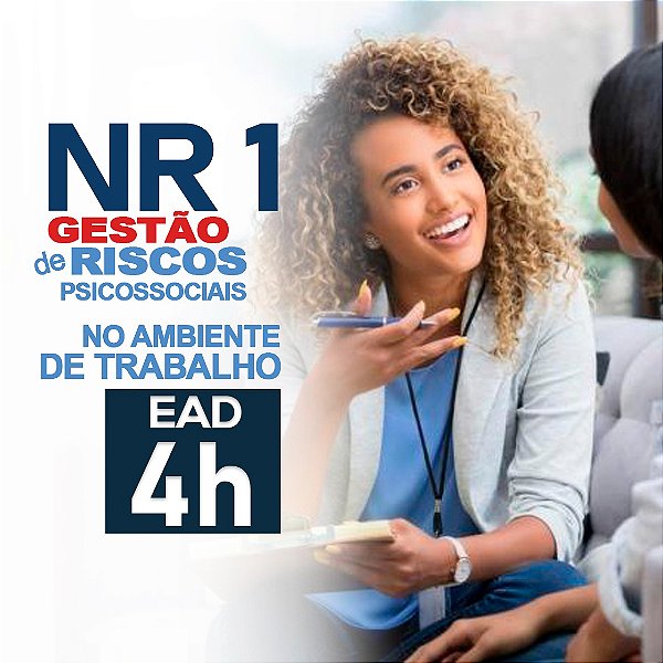 Gestão de Riscos Psicossociais no Ambiente de Trabalho (4 H. EaD) - Capacitação Profissional