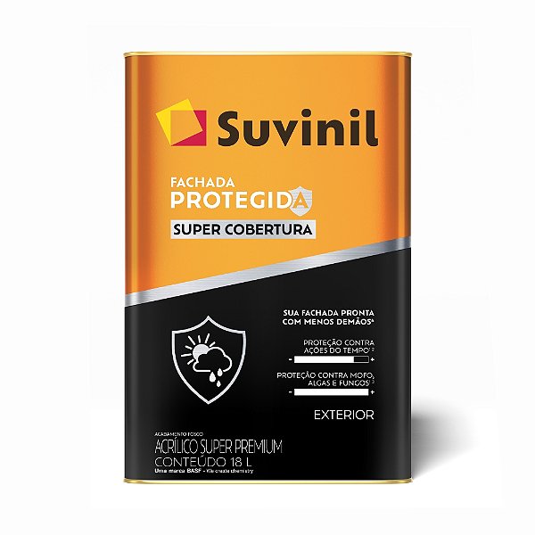 Tinta Acrílica Fachada Protegida Super Cobertura 18L Suvinil