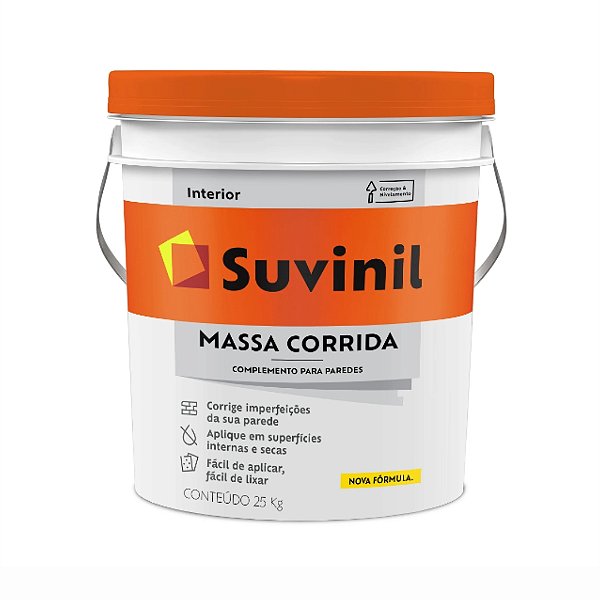 Massa Corrida Premium Balde 25kg Suvinil
