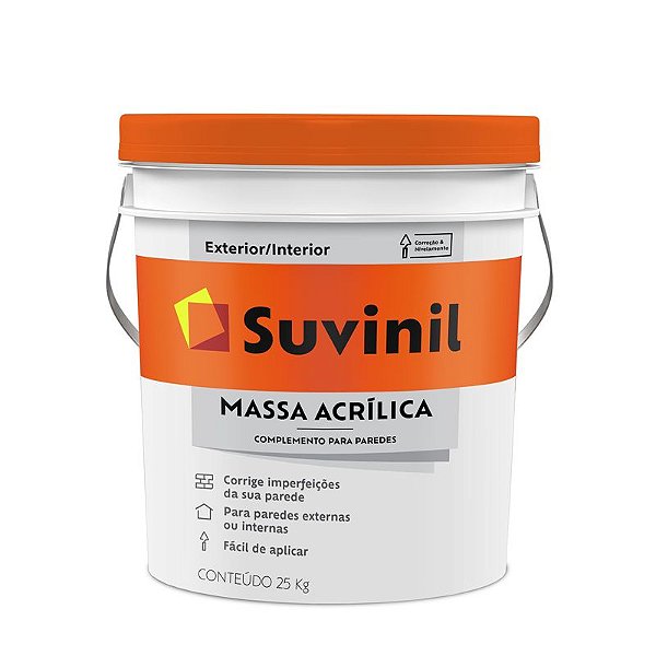 Massa Acrílica Balde 25kg Suvinil