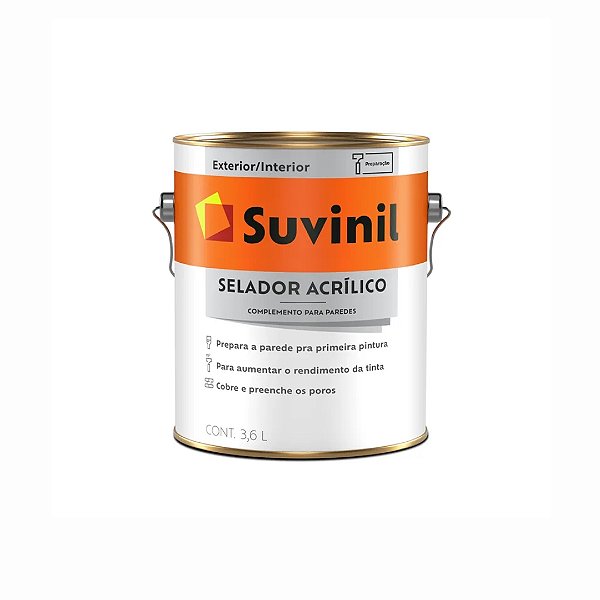 Selador Acrílico 3,6 litros Suvinil