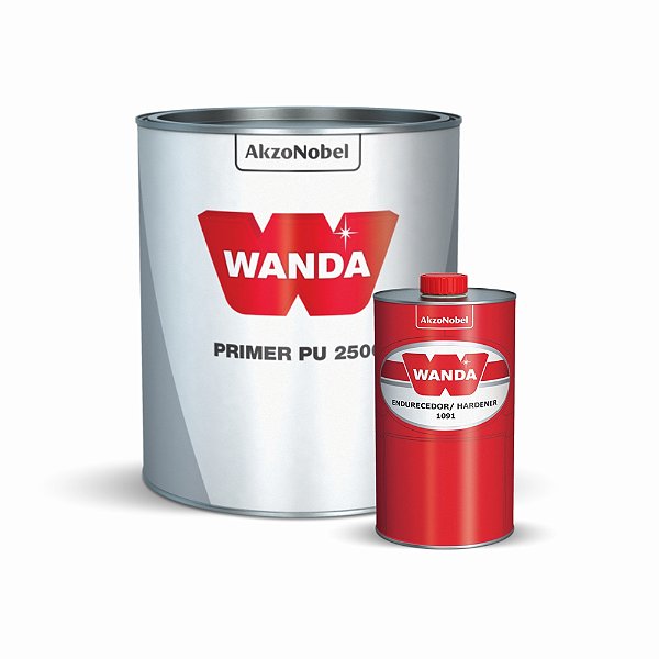 Kit Primer PU 2500 900ml + Catalizador Wanda