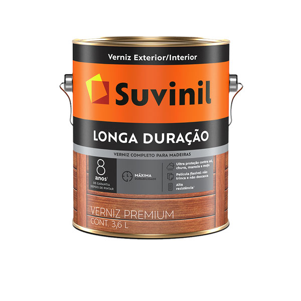 Verniz Longa Duração Brilhante 3,6L - Suvinil